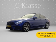 Mercedes-Benz C-klasse - AMG Night Edition Aut- Panodak I Burmester I Xenon Led I Sfeerverlichting I Stoelverwarmin