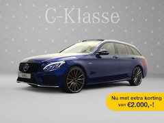 Mercedes-Benz C-klasse Estate - 43 AMG 410pk Night Ed Aut- Panodak I Sport Uitlaat I Stand kachel I Camera I Ambient light