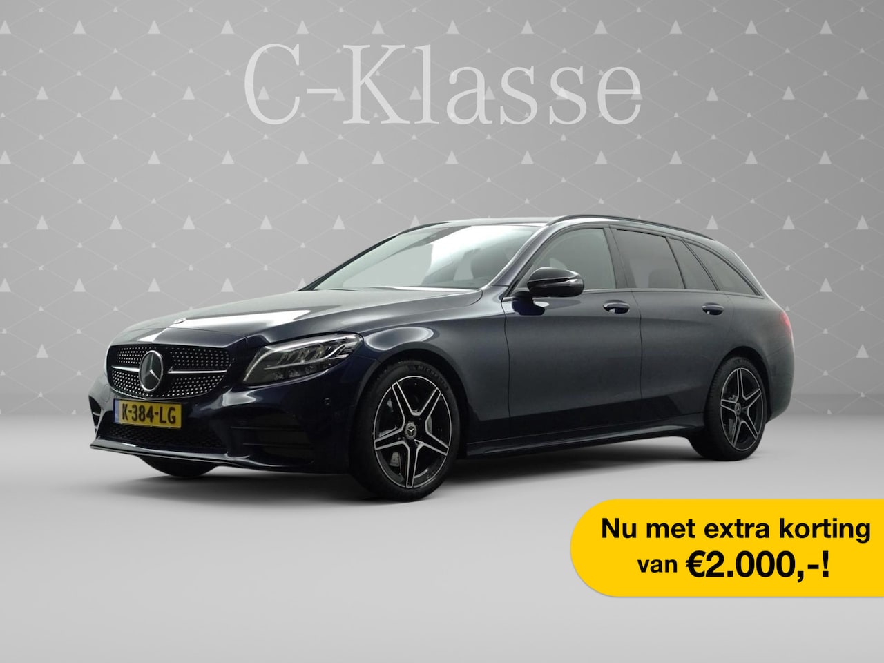 Mercedes-Benz C-klasse Estate - 180 Night Edition AMG Aut- Virtual Cockpit I Camera I Park Assist I Lane Assist I Dynamic - AutoWereld.nl