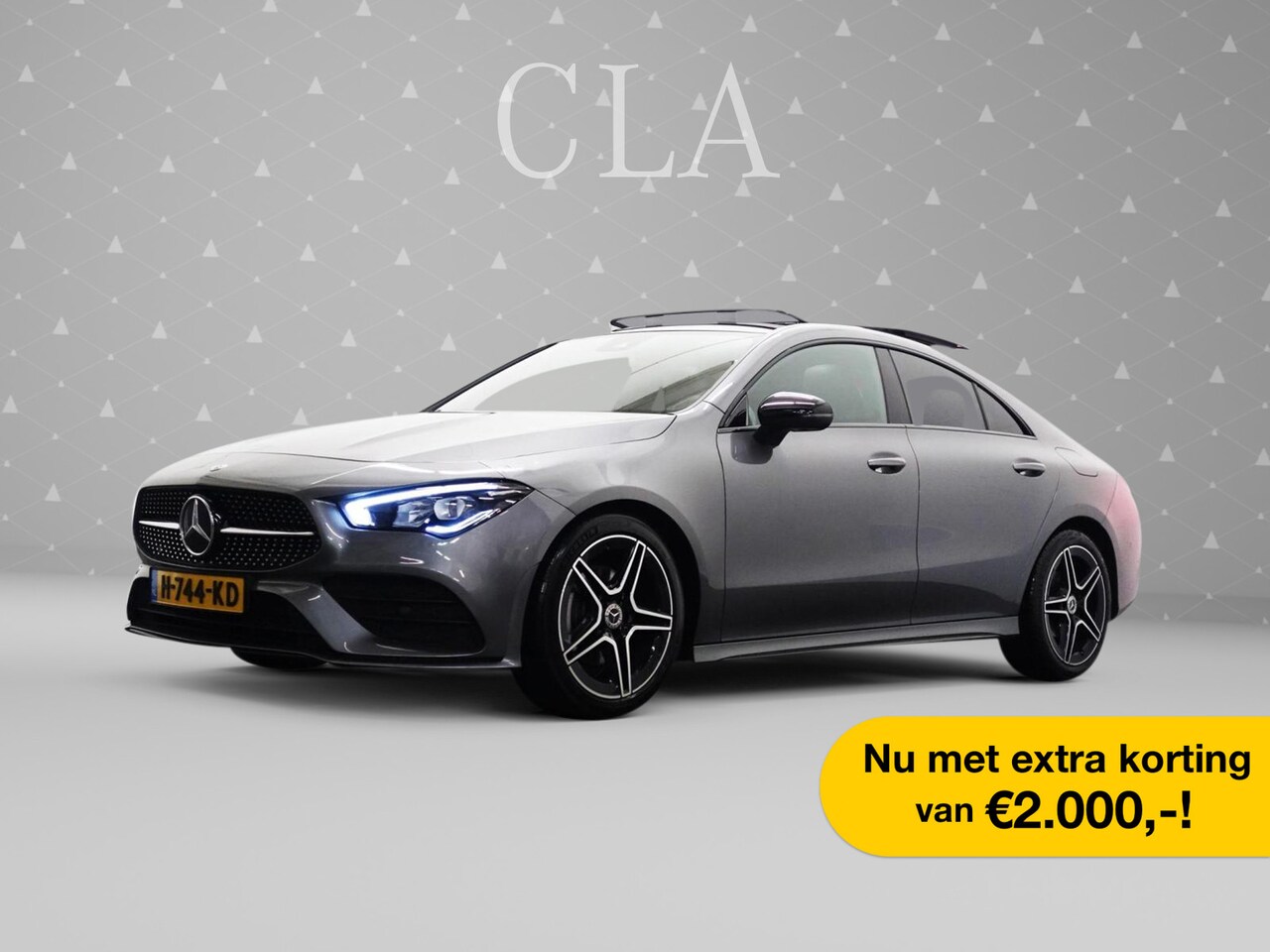 Mercedes-Benz CLA-Klasse - AMG Night Ed Autom- Panodak I Xenon Led I Widescreen I Leer I Stoelverw - AutoWereld.nl