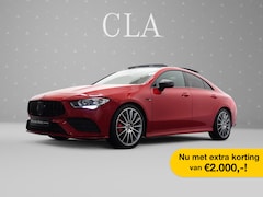 Mercedes-Benz CLA-Klasse - 220 4MATIC AMG Night Edition Aut- Panodak I Designo Sport Leder I MBUX I 45s Pakket I Clim