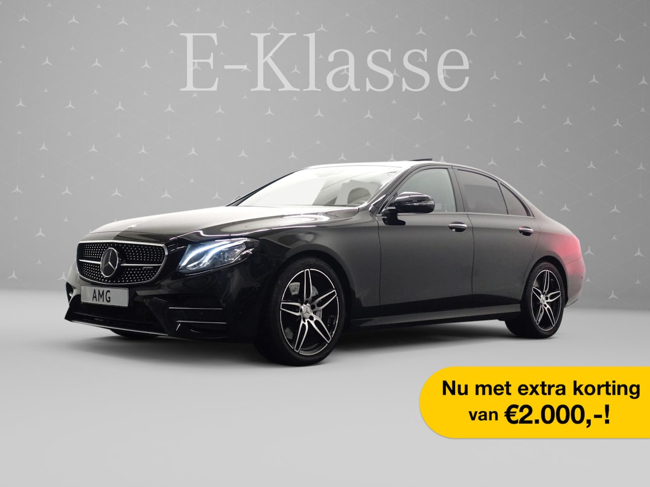 Mercedes-Benz E-klasse - 43 AMG 4Matic 402pk Autom- Panodak I  Leer I Burmester I Camera I Sfeerverlichting - AutoWereld.nl