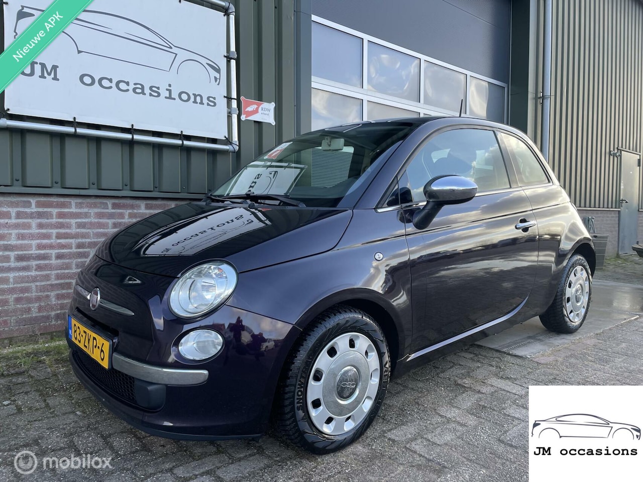 Fiat 500 - 0.9 TwinAir Lounge|Airco|Bleu&me|Pano|Nieuwe APK! - AutoWereld.nl