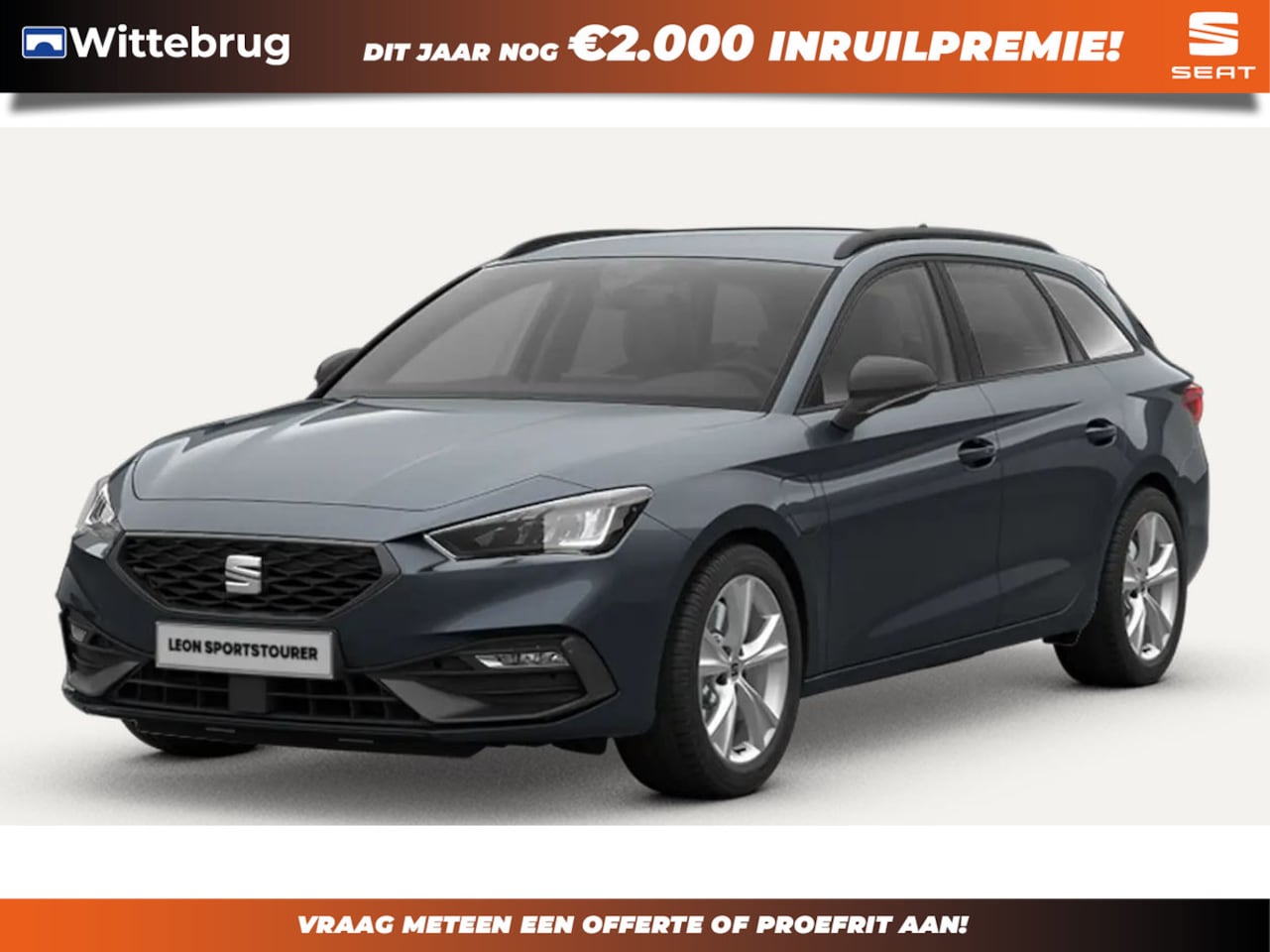 Seat Leon Sportstourer - 1.5 TSI e-Hybrid FR PHEV First Edition Safe & Driving Pack/ 130km Range / Matrix LED / Sid - AutoWereld.nl