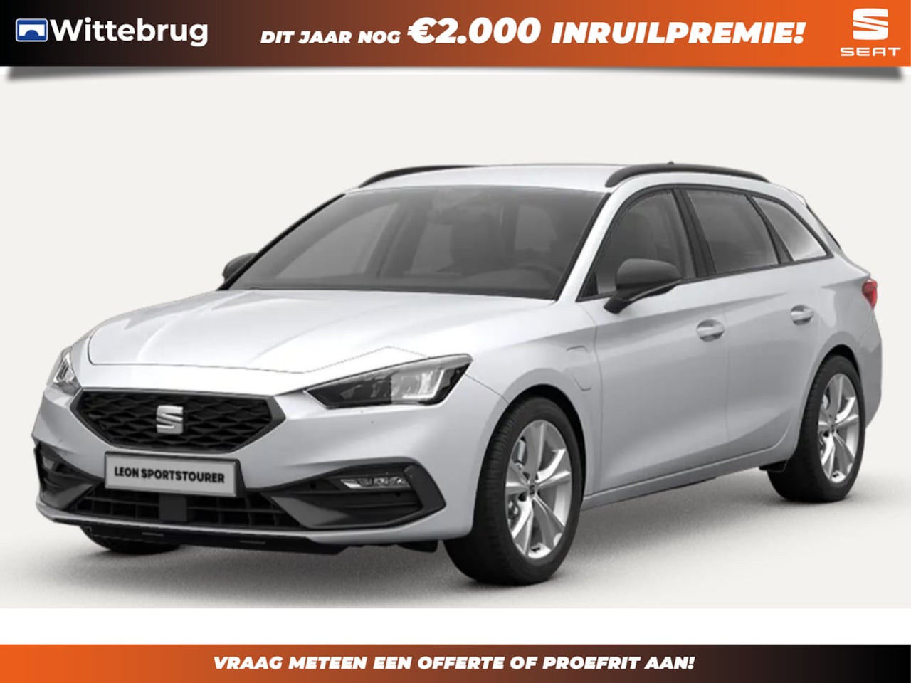 Seat Leon Sportstourer - 1.5 TSI e-Hybrid FR PHEV First Edition Safe & Driving Pack/ 130km Range / Matrix LED / Sid - AutoWereld.nl