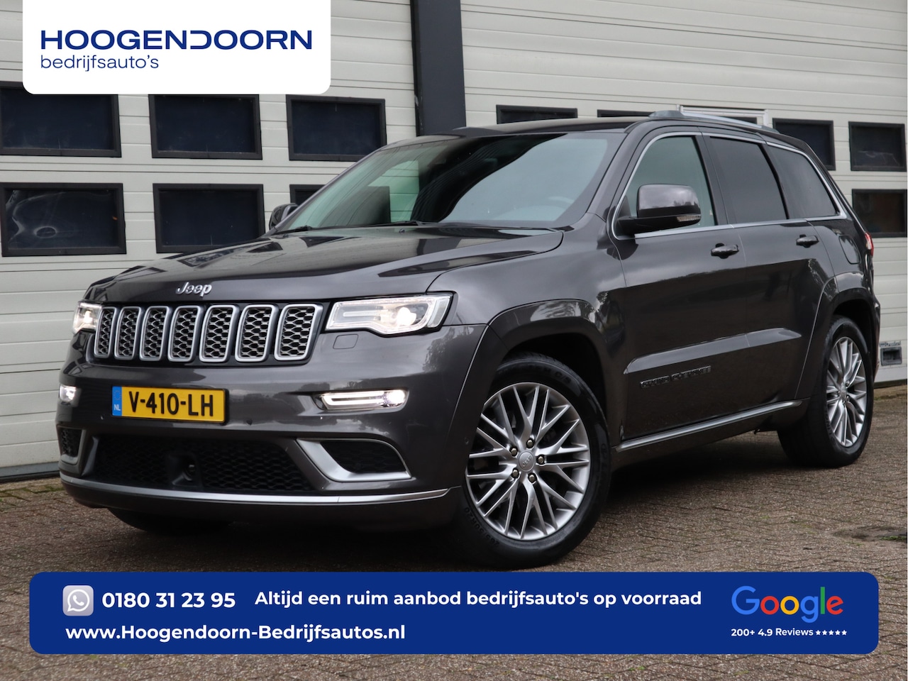 Jeep Grand Cherokee - 3.0 CRD 251pk Euro 6 Grijs Kenteken Summit - Pano - ACC - Clima - AutoWereld.nl