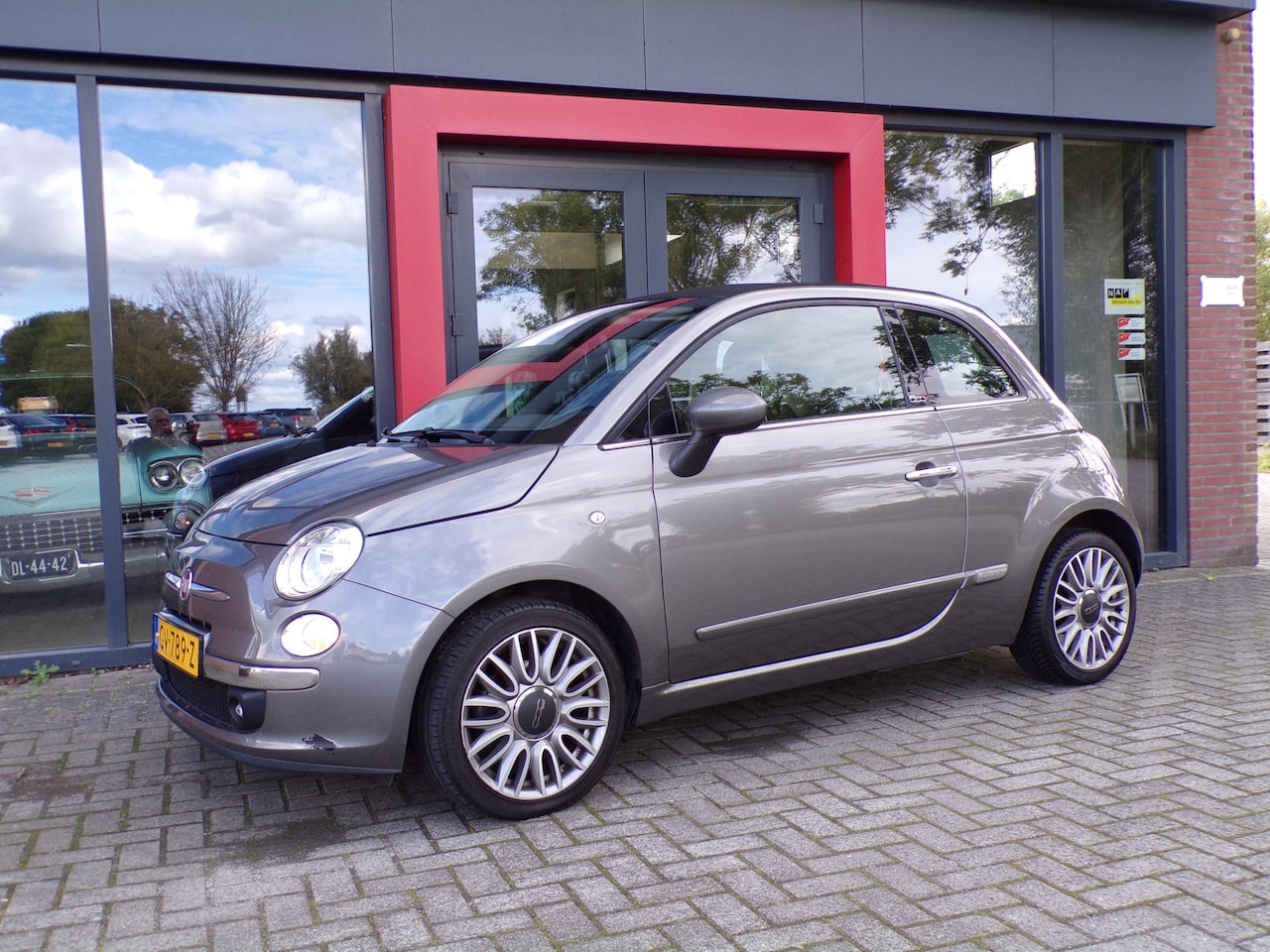 Fiat 500 C - 0.9 TwinAir Turbo Lounge ECC Navi Blue&Me NAP - AutoWereld.nl