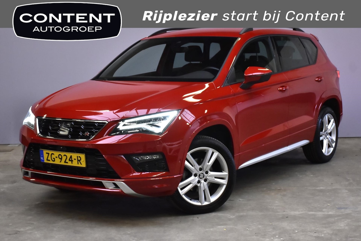 Seat Ateca - 1.5 EcoTSI 150pk DSG-7 FR Business Intense |Leder |Trekhaak! - AutoWereld.nl