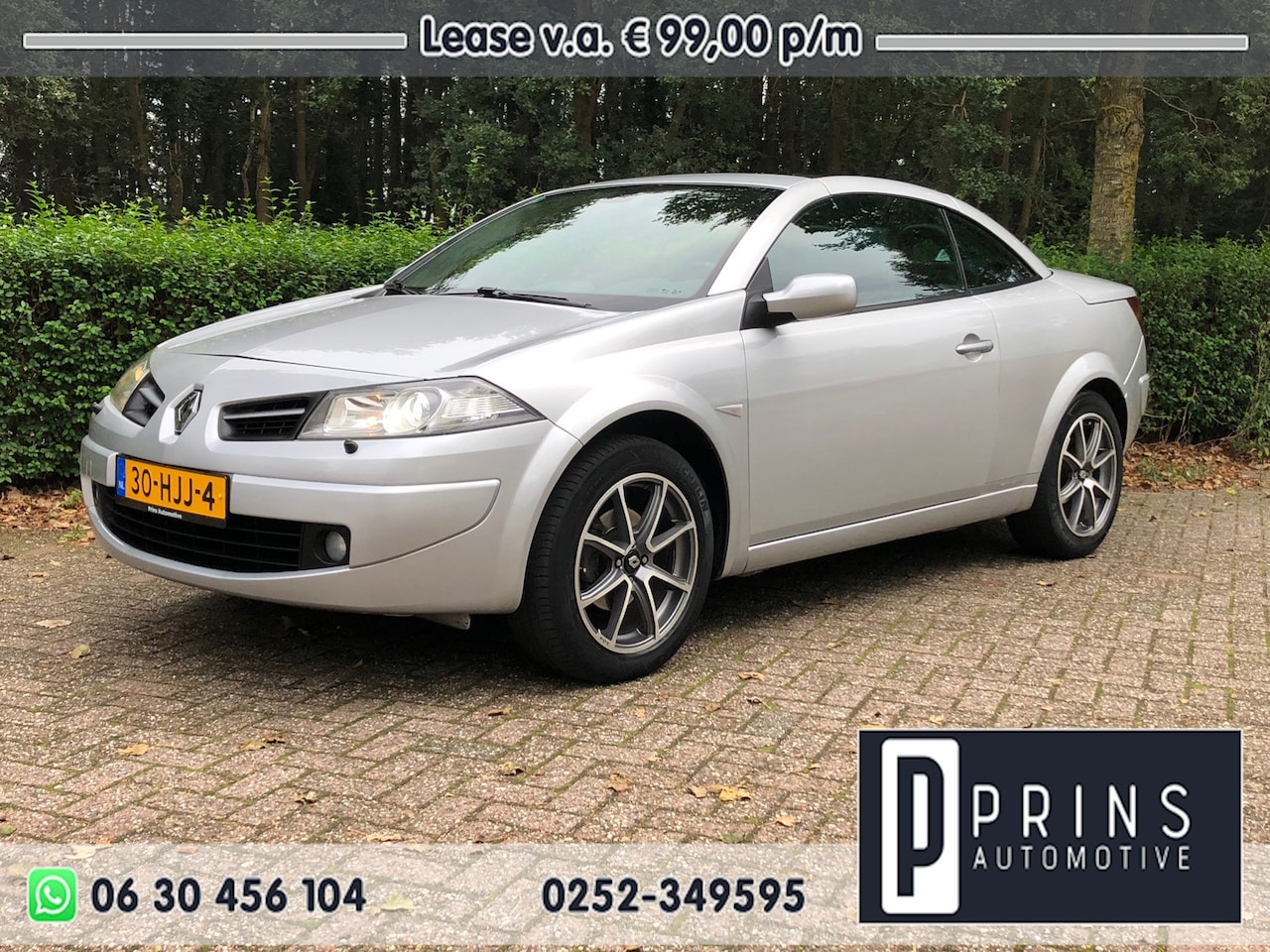 Renault Mégane coupé cabriolet - 1.6-16V|Tech Line|Clima|Xenon|Leer|navi|PDC|Keyless|CC - AutoWereld.nl