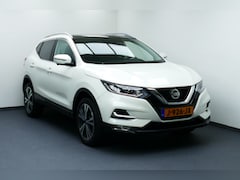 Nissan Qashqai - 1.3 DIG-T N-Connecta 1-Eig. Wit Parelmoer, Panodak, 360 Camera, 18"LMV, Haak 1300kg