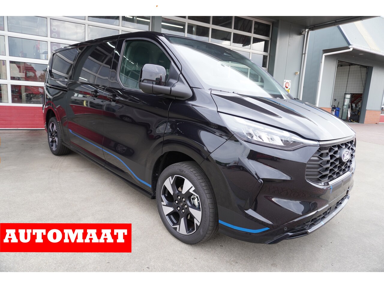 Ford Transit Custom - 300L 2.0 TDCI 170PK L2H1 Sport Automaat Schuifdeur links en rechts Airco | Adap.Cruise | C - AutoWereld.nl