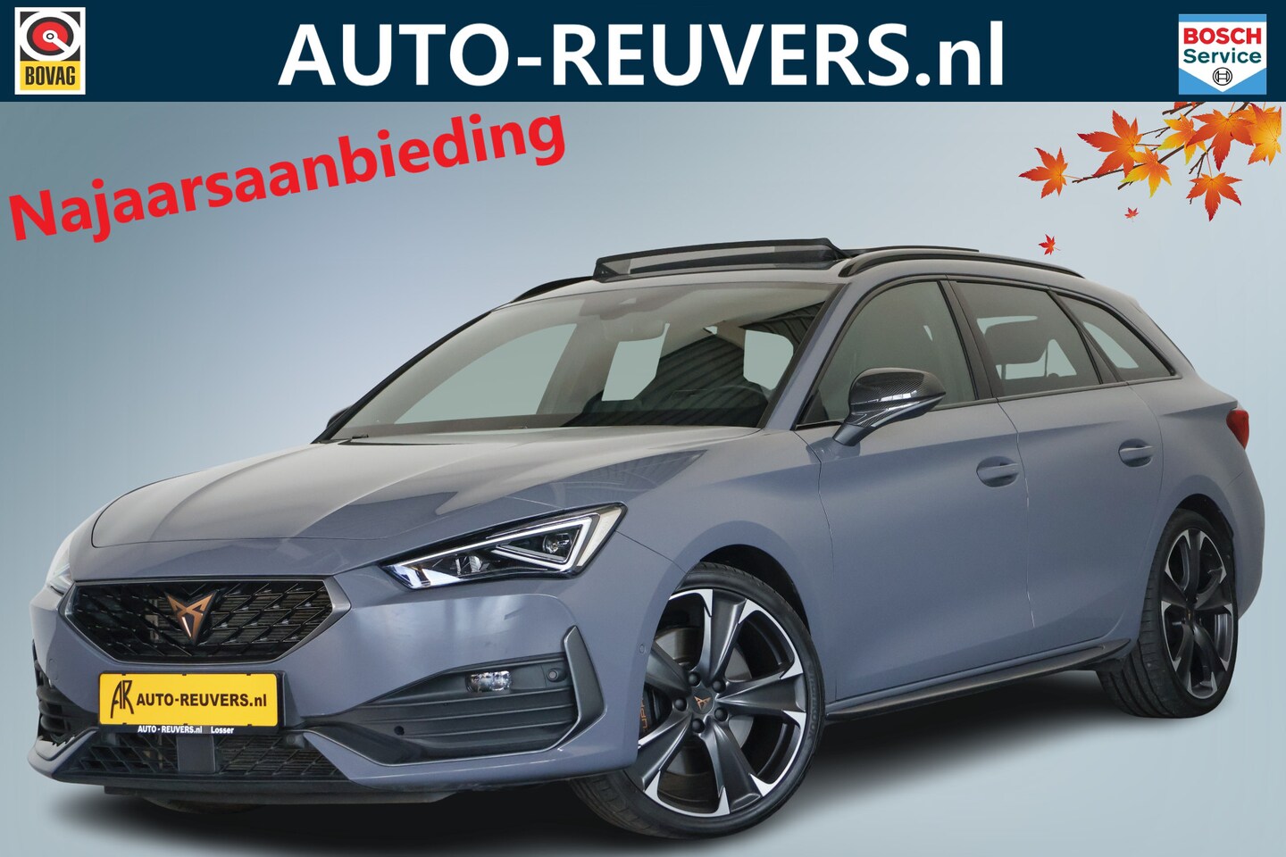 CUPRA Leon Sportstourer - 2.0 TSI VZ 4DRIVE 310pk / Opendak / Leder / Travelassist / Beats / CarPlay - AutoWereld.nl