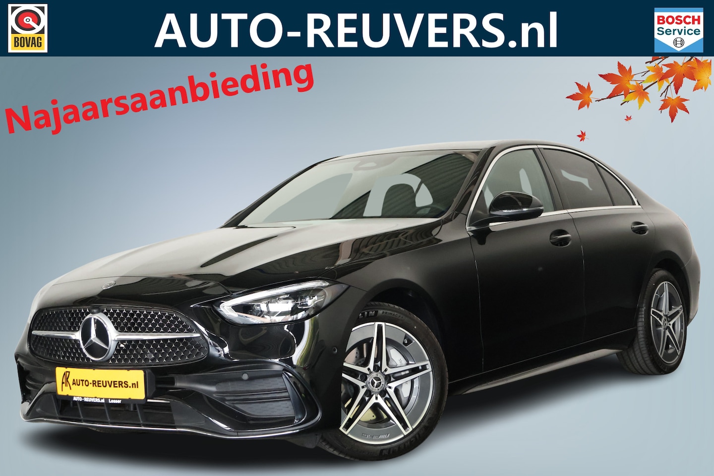 Mercedes-Benz C-klasse - 180 AMG Line / Carplay / Alcantara Leder / LED / DAB - AutoWereld.nl