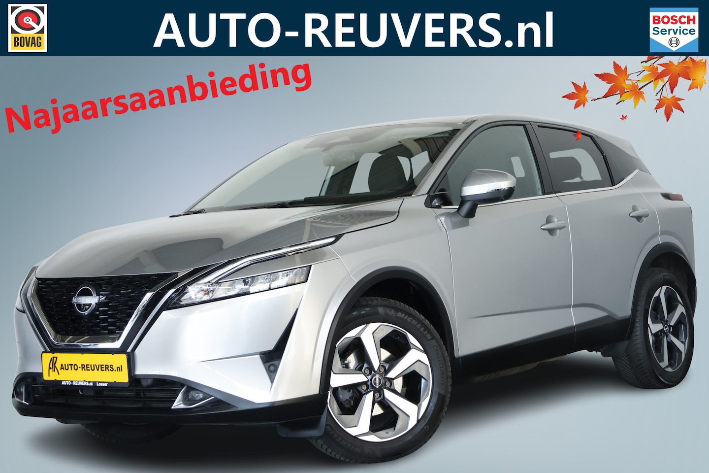 Nissan Qashqai - 1.3 MHEV N-Connecta Navi / Adaptive Cruise / Carplay / Lane Assist - AutoWereld.nl