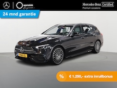 Mercedes-Benz C-klasse Estate - 180 AMG NIGHT | Panoramadak | Stoelmemory | Dodehoekassistent | Apple Carplay | Beige Lede