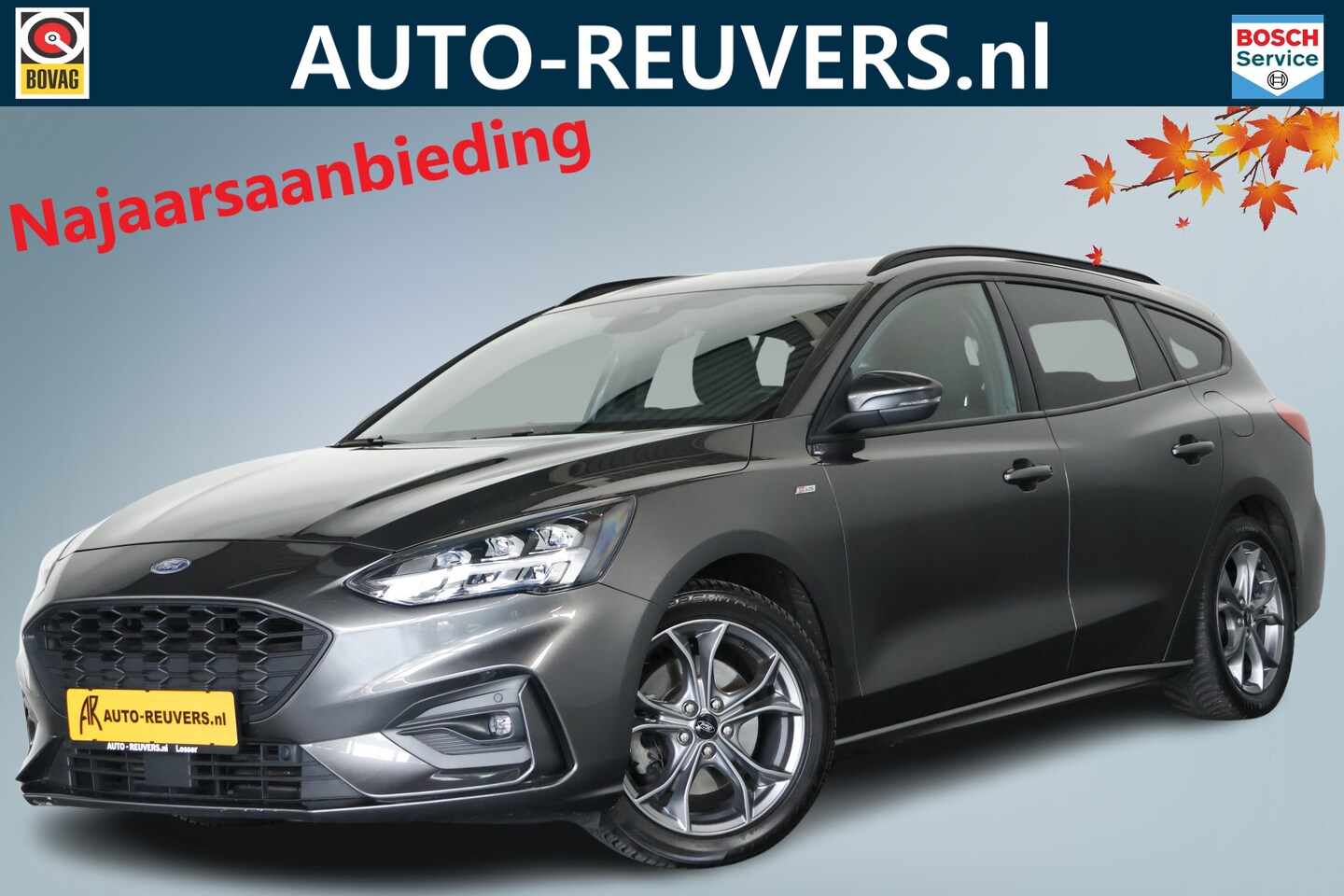 Ford Focus Wagon - 1.0 EcoBoost Hybrid ST Line / LED / Navi / HUD / DAB / Cam / Trekhaak - AutoWereld.nl