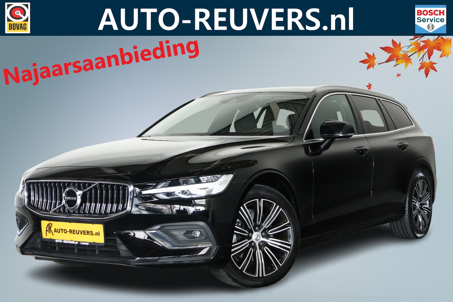 Volvo V60 - 2.0 B4 Inscription / Leder / HUD / CarPlay / LED / HarmanKardon - AutoWereld.nl