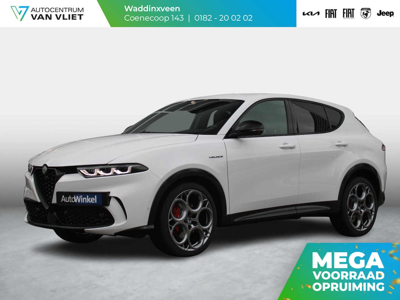 Alfa Romeo Tonale - 1.5T 160pk Hybrid Veloce | Uit voorraad leverbaar | 20" | Pack Winter | Technology Pack - AutoWereld.nl