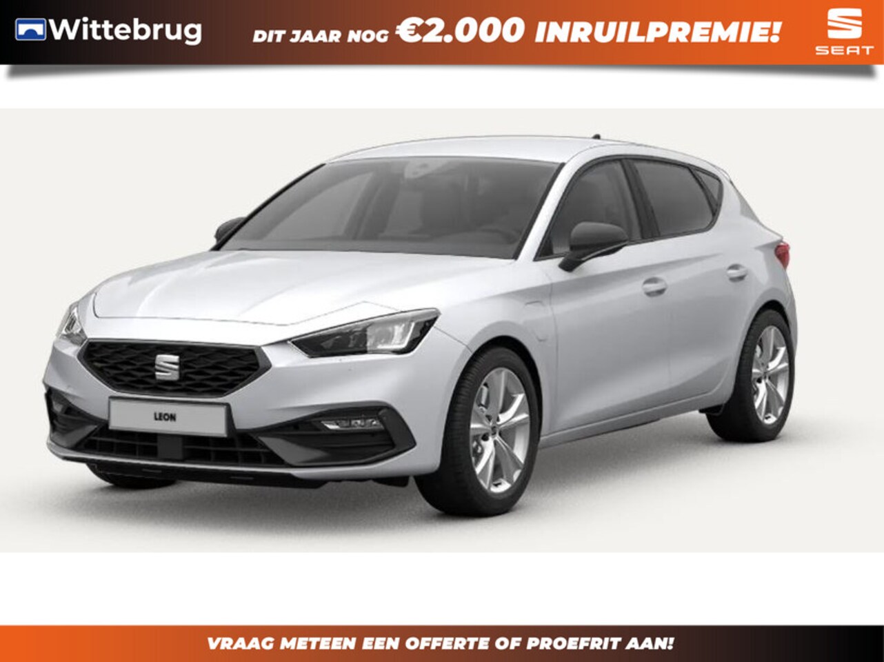 Seat Leon - 1.5 TSI e-Hybrid FR PHEV First Edition / 18 inch lichtmetalen velgen / tot 130 km volledig - AutoWereld.nl