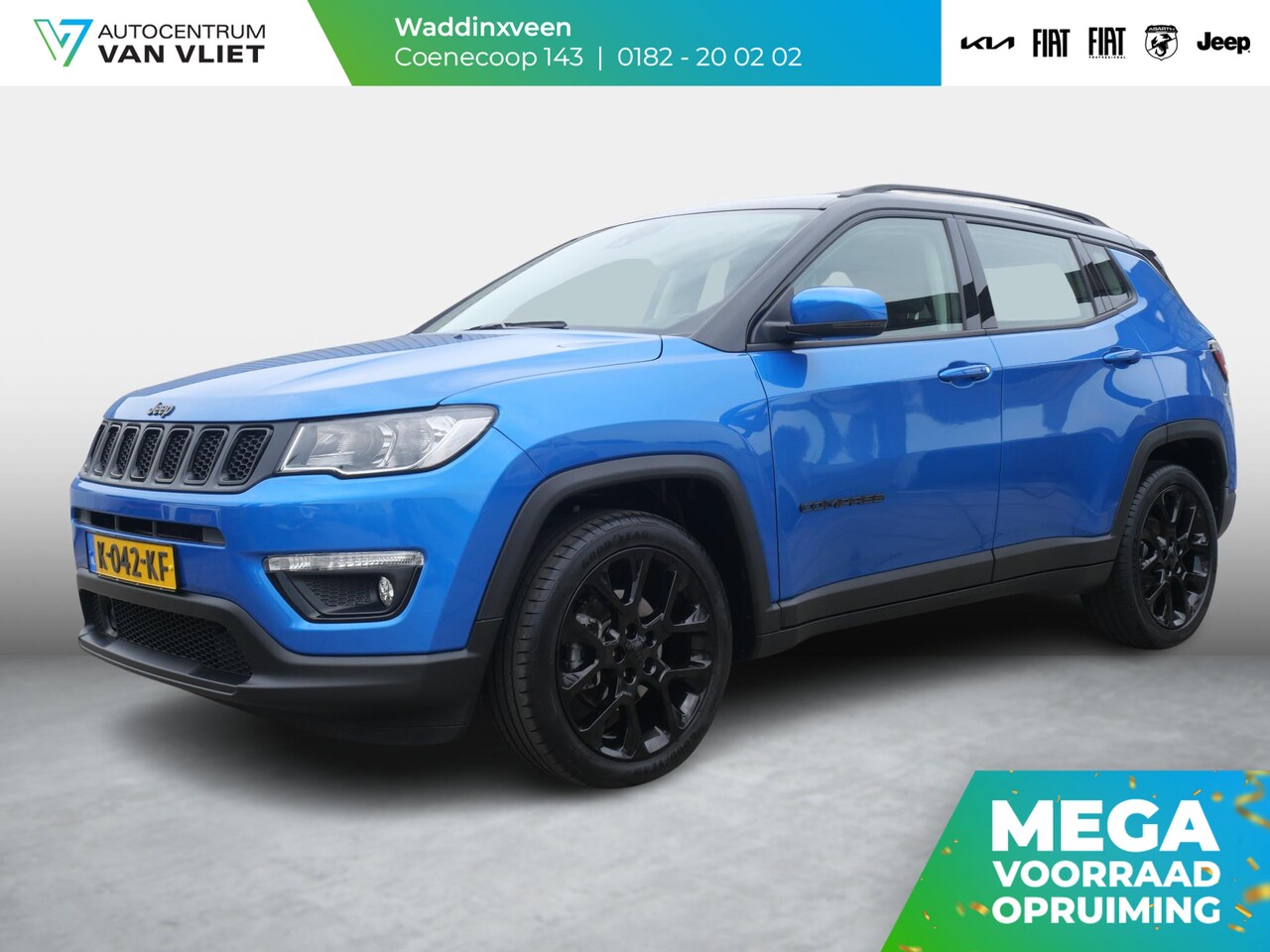 Jeep Compass - 1.3T Night Eagle Liberty Edition | Trekhaak | Clima | Navi | Carplay | Camera | PDC | 19" - AutoWereld.nl