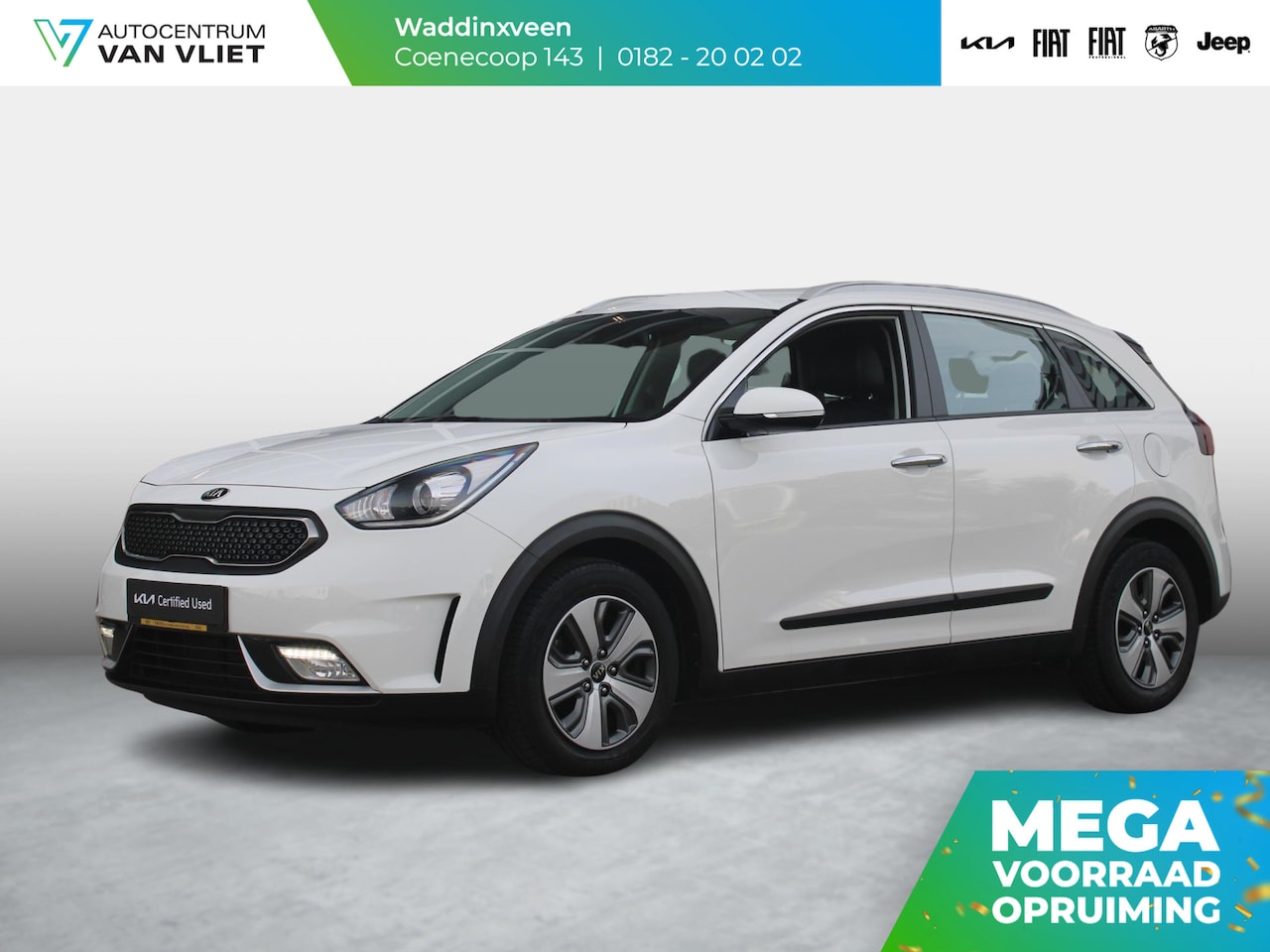 Kia Niro - 1.6 GDi Hybrid DynamicLine | Navi | Clima | Camera | Cruise | Carplay l Incl. gratis winte - AutoWereld.nl