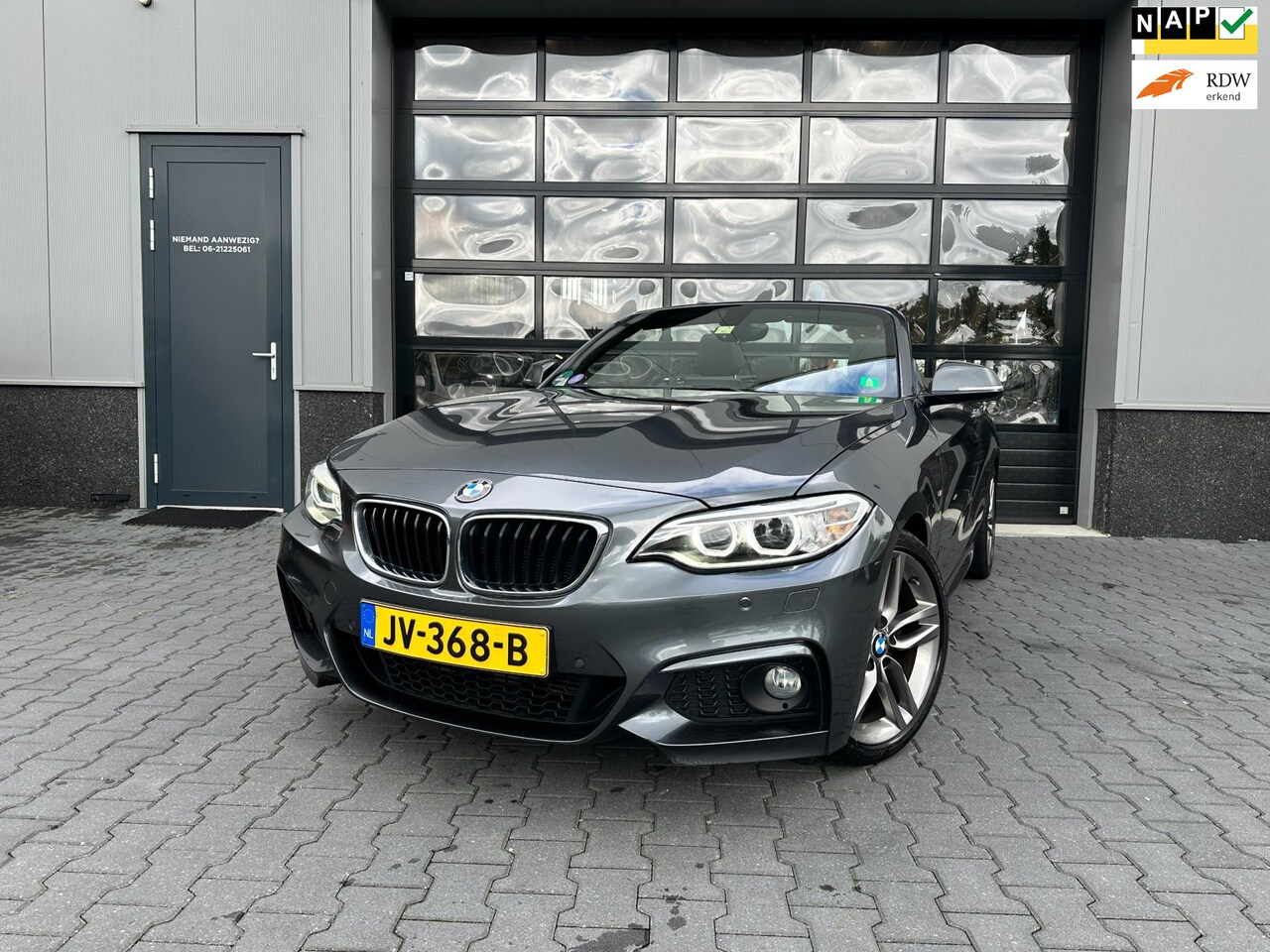 BMW 2-serie Cabrio - 220i M Sport automaat 1 ste eigenaar met NAP nieuwstaat - AutoWereld.nl