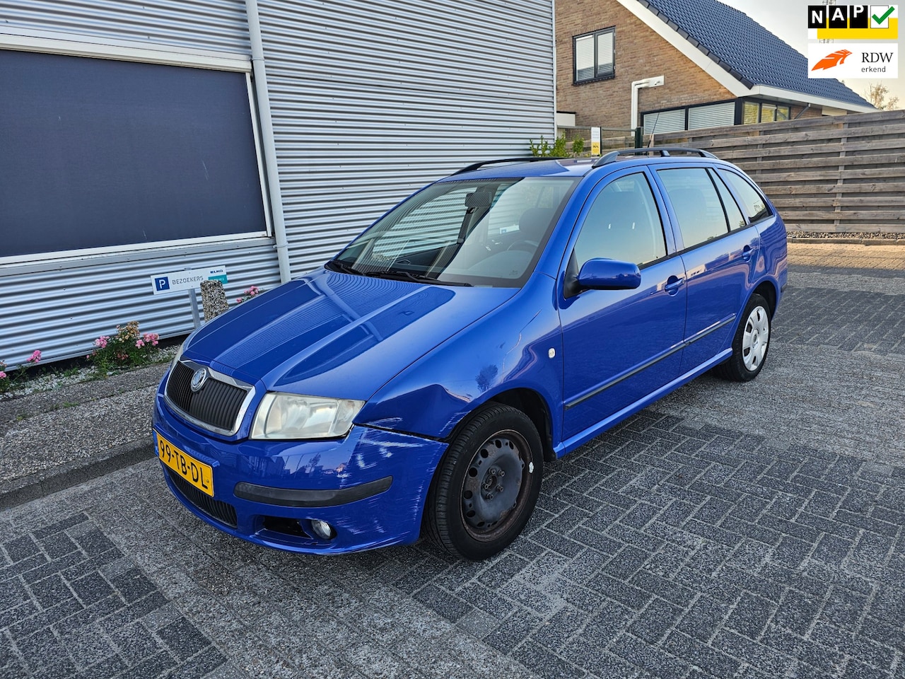 Skoda Fabia Combi - 1.4-16V Spirit+5-deurs Airco Bj:2006 NAP! - AutoWereld.nl