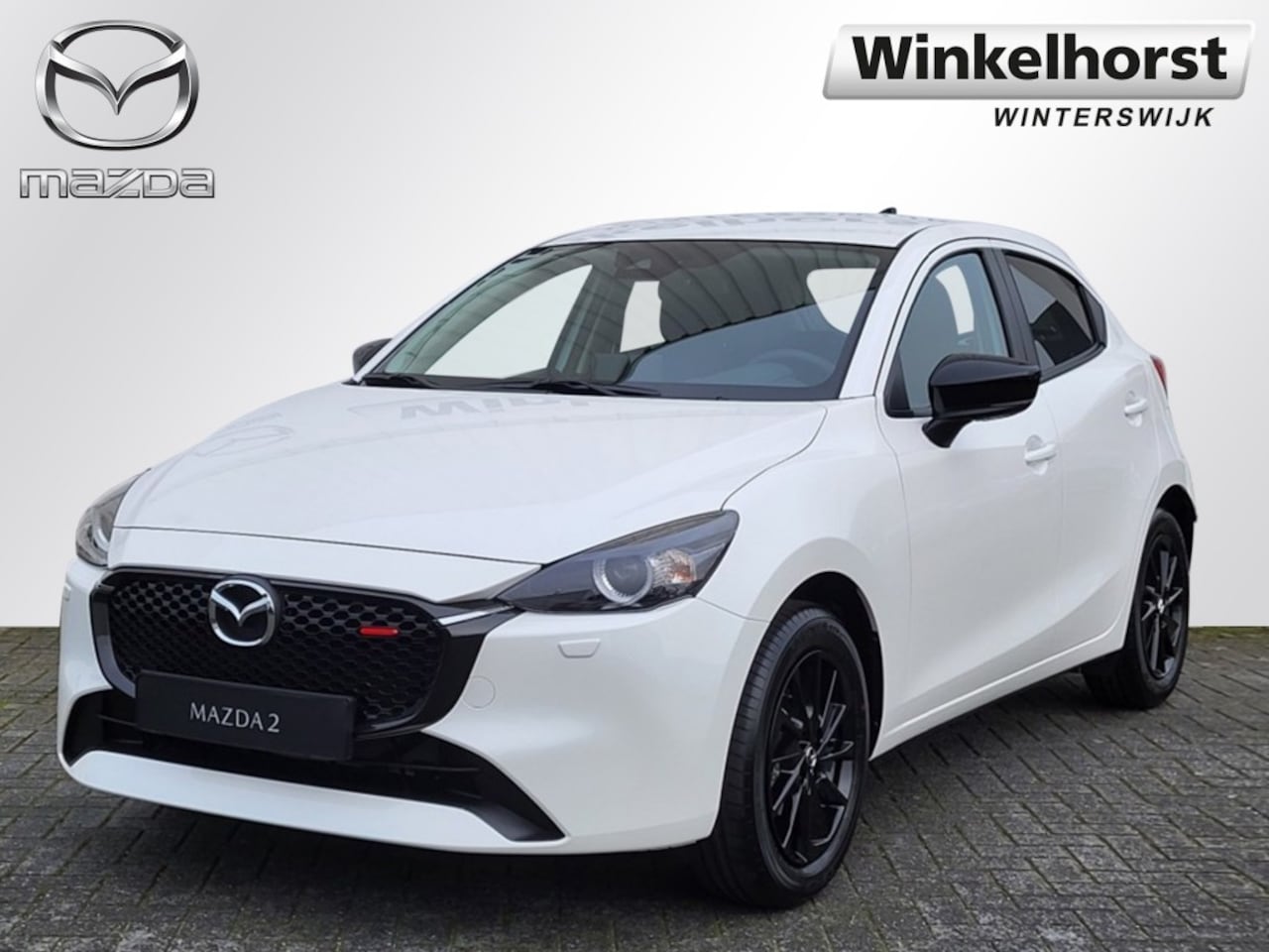 Mazda 2 Hybrid - E- SKYACTIV- G 90 M-HYBRID HOMURA 6MT / MET €1000 VOORDEEL - AutoWereld.nl