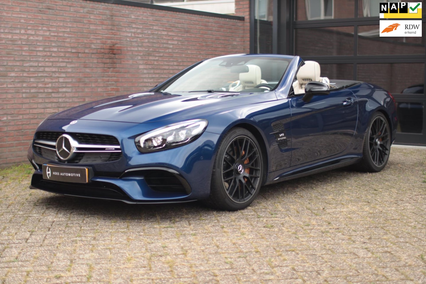 Mercedes-Benz SL-klasse Roadster - AMG 63|V8|Roadster|Keramisch|Cabrio|Bang&Olufsen|Ventilatie - AutoWereld.nl