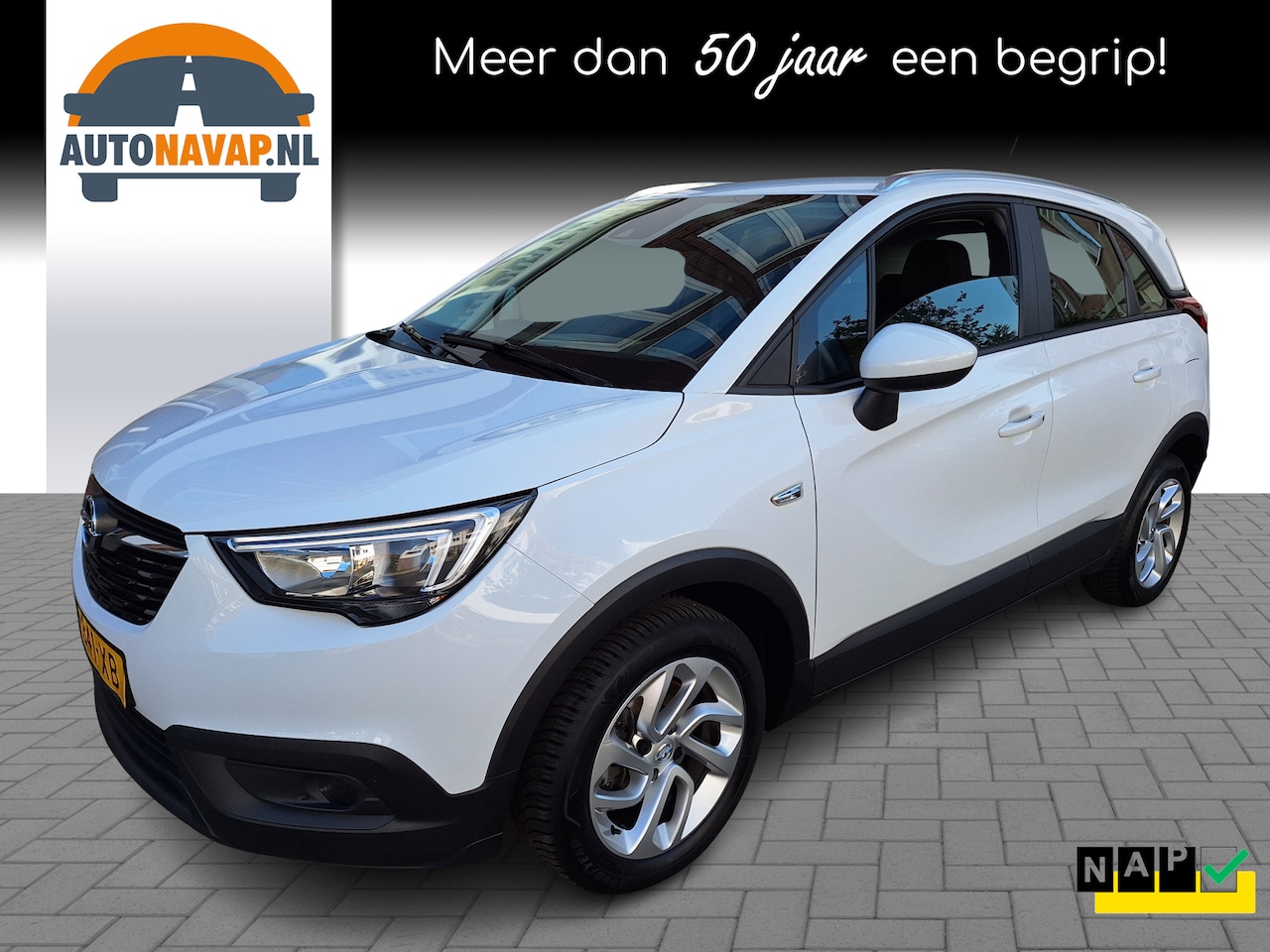 Opel Crossland X - 1.2 Turbo Edition /Navi/Apple/Android/Pdc/Cruise/NAP/Garantie - AutoWereld.nl