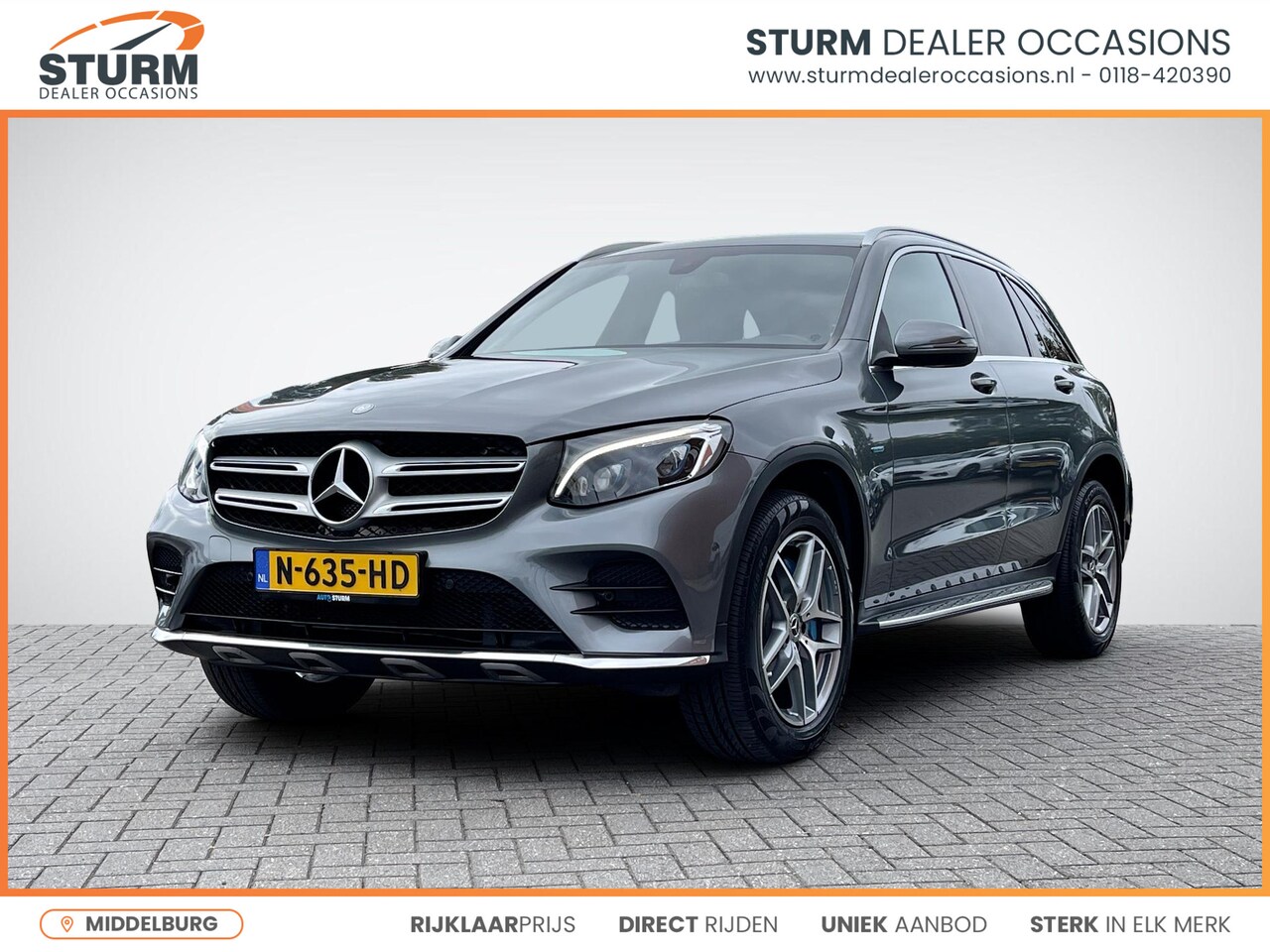 Mercedes-Benz GLC-klasse - 350e 4MATIC Premium Plus AMG Line | Navigatie | LED Koplampen | ½ Leder | Elek. Achterklep - AutoWereld.nl