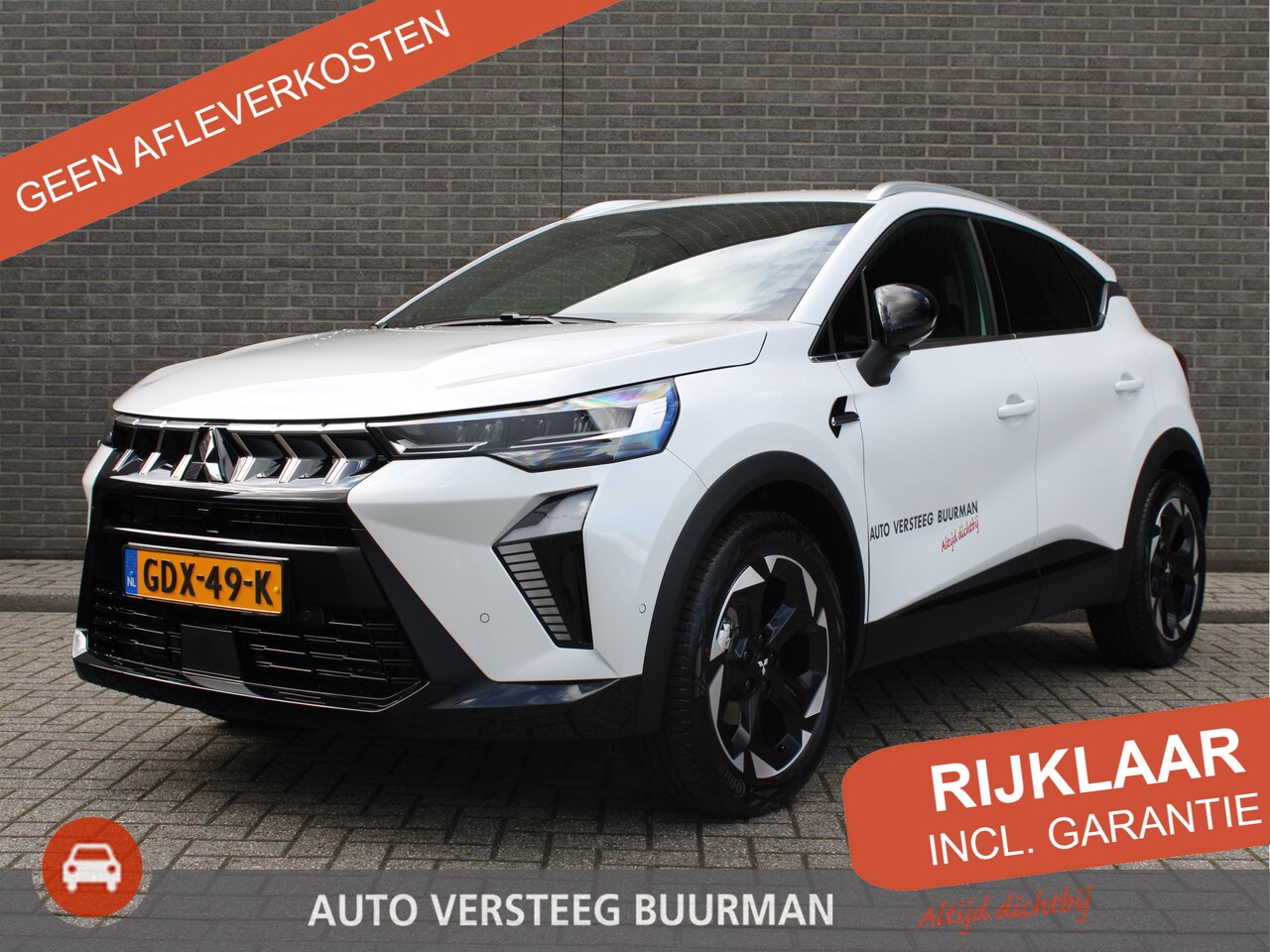 Mitsubishi ASX - 1.3 DI-T Intense+ FACELIFT 2024! tot 8 jaar fabrieksgarantie, CruiseControl, Applecarpl./A - AutoWereld.nl