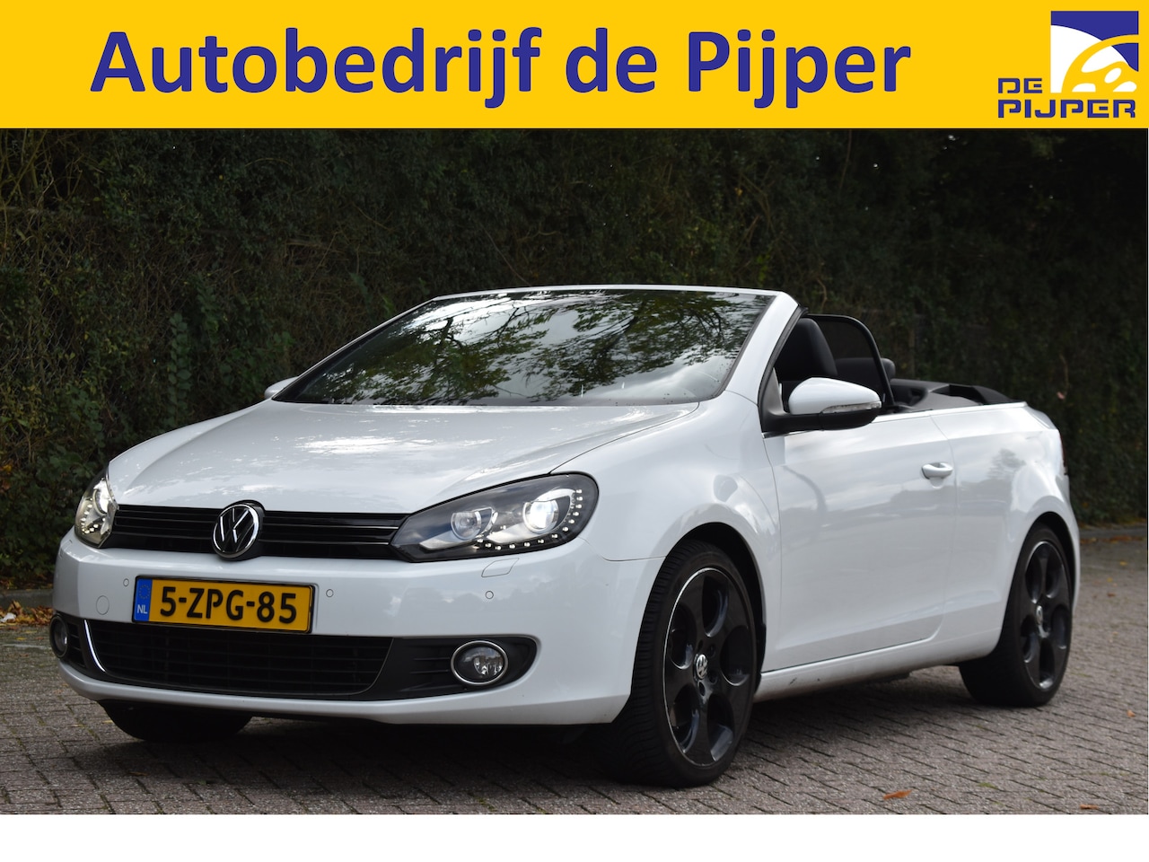 Volkswagen Golf Cabriolet - 1.4 TSI 160 PK Executive | Leder | Stoelverw | Nav | Cruise Contr | Climate Contr | Xenon - AutoWereld.nl