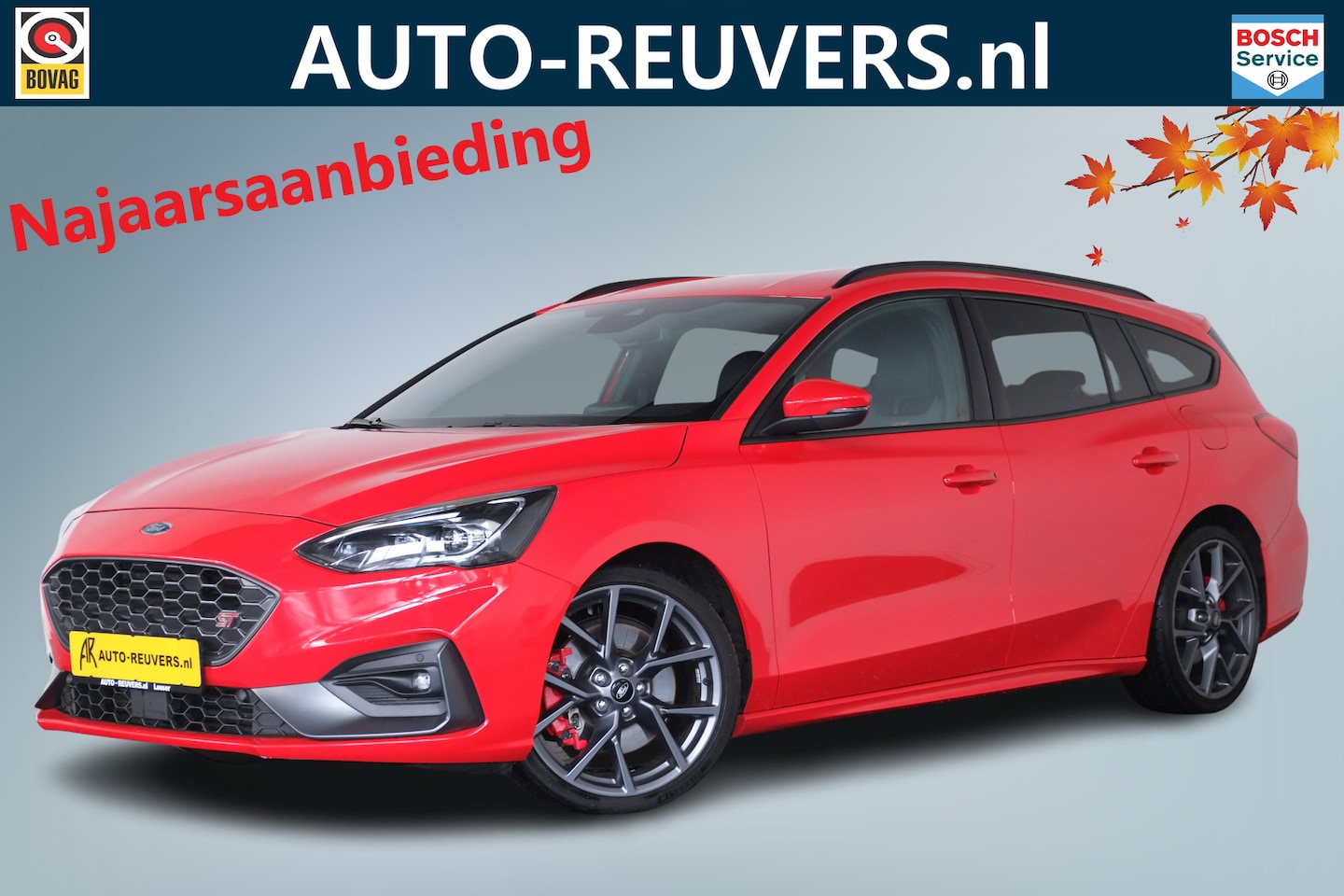 Ford Focus Wagon - 2.3 EcoBoost ST-3 / Navi / LED / Trekhaak / Carplay / Adaptieve cruise - AutoWereld.nl