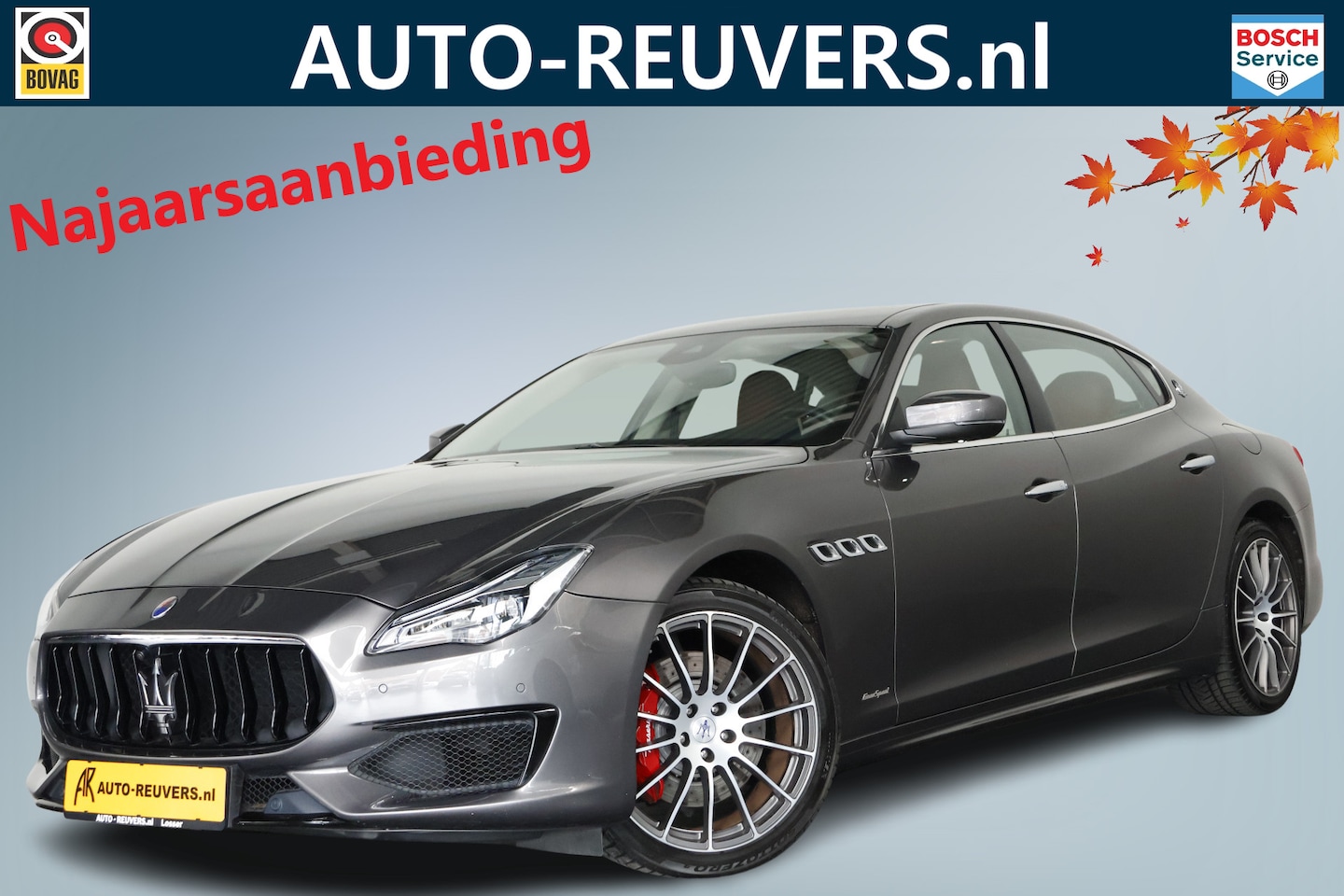 Maserati Quattroporte - (nieuw model) 3.0 S Q4 AWD / Luxury Line / Bi Xenon / Navigatie / Leder / Soft Close - AutoWereld.nl