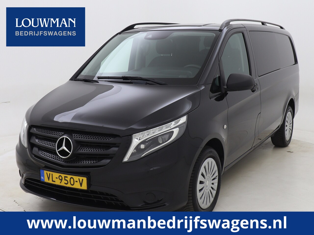 Mercedes-Benz Vito - 114 CDI Lang Dubbele Cabine Comfort Trekhaak Navigatie LED Achteruitrijcamera Cruise Contr - AutoWereld.nl