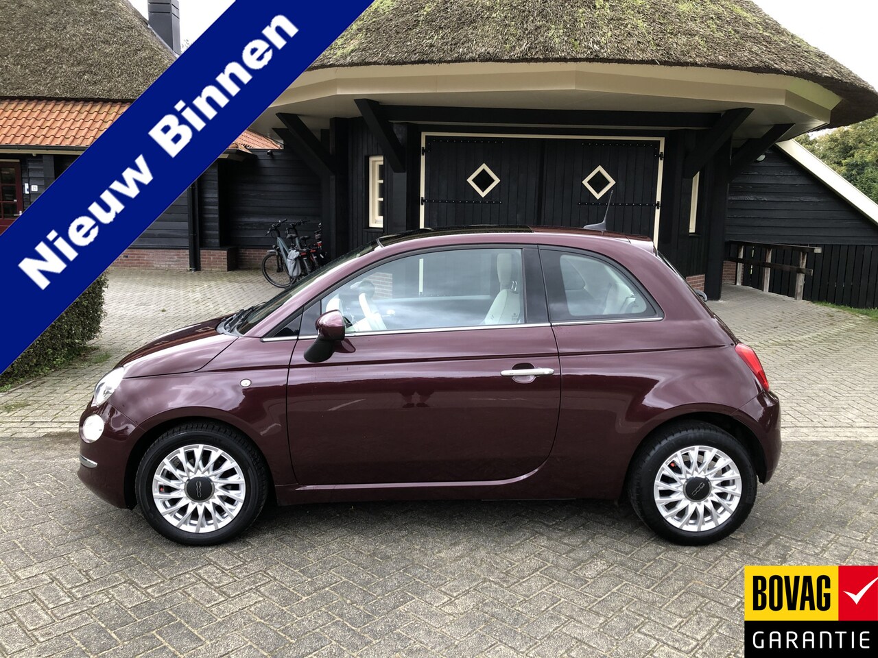 Fiat 500 - 0.9 TwinAir Turbo Lounge Cruise Pdc Navi App Panorama dak Nap - AutoWereld.nl