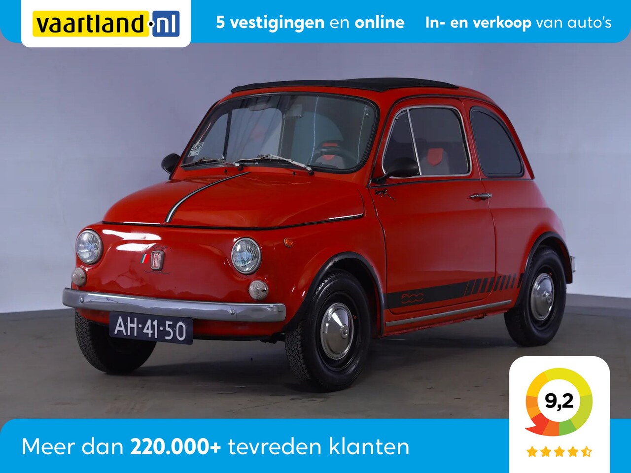 Fiat 500 - 500 R [Lederen bekleding Open dak Oldtimer ] - AutoWereld.nl