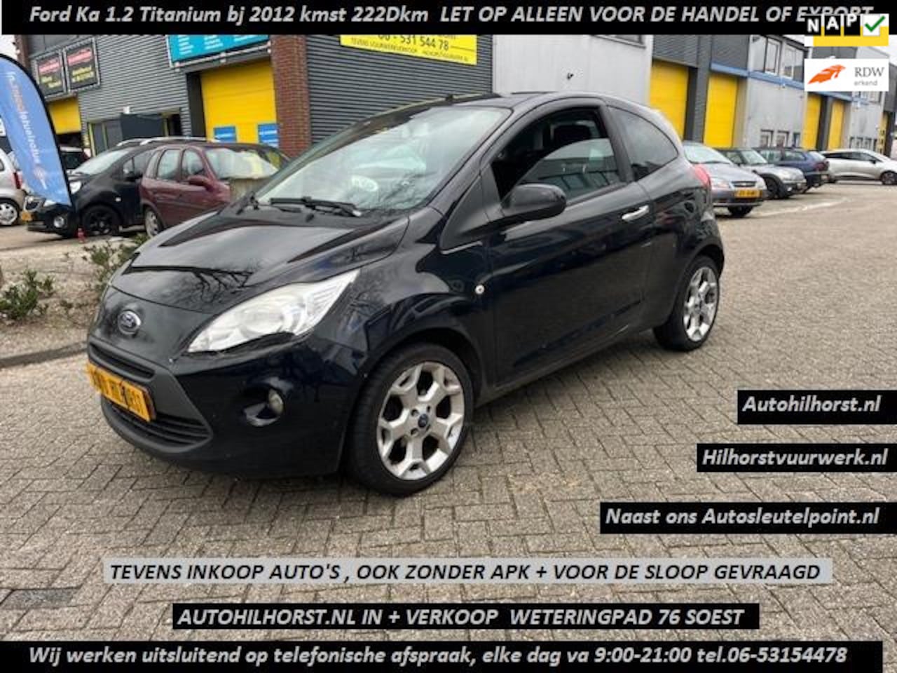 Ford Fiesta - 1.25 Limited uitsluitend op telefonische afspraak, elke dag va 9:00-21:00 bereikbaar - AutoWereld.nl