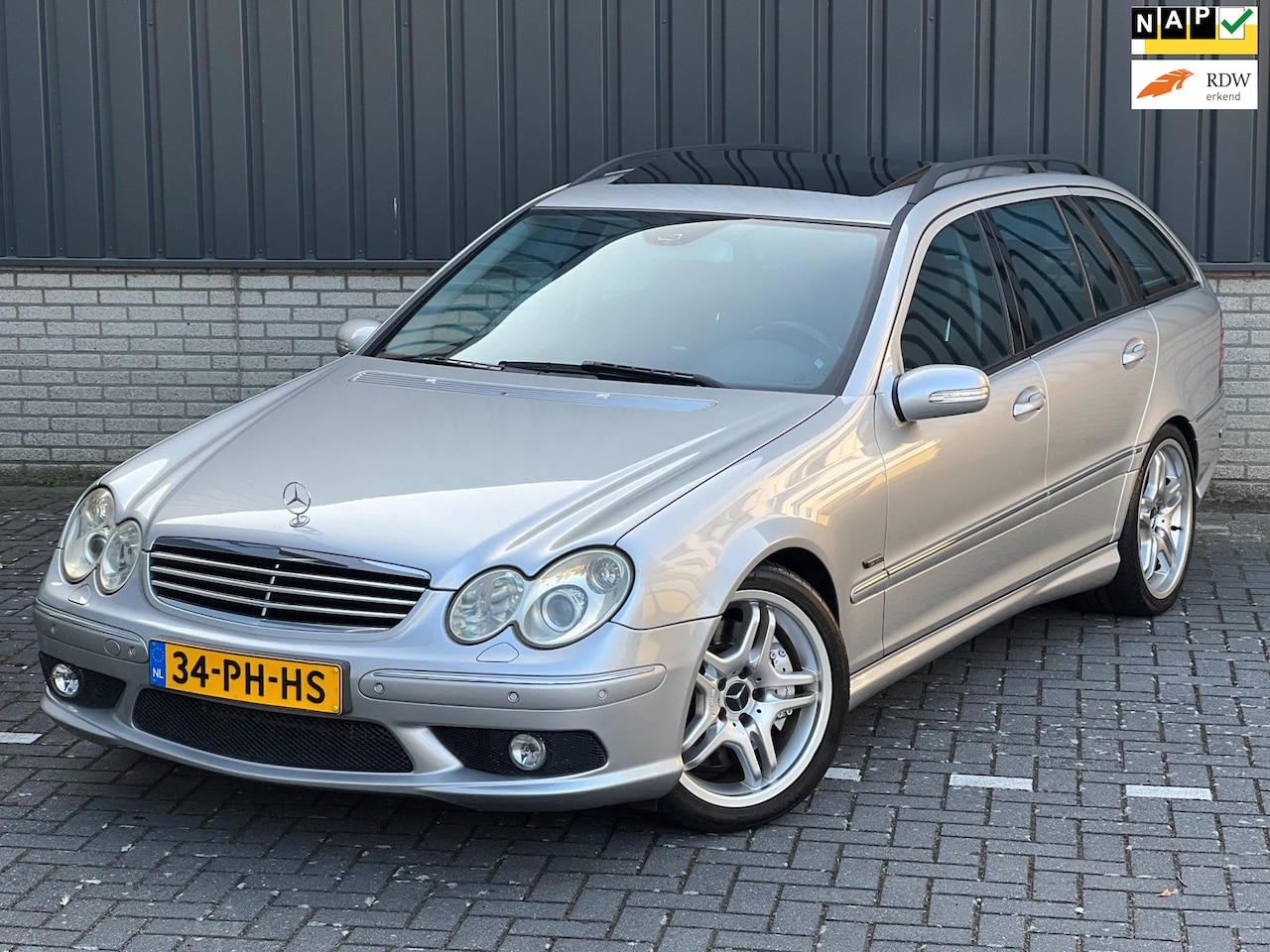 Mercedes-Benz C-klasse Combi - AMG 55 | Nap | Dakraam | Navi - AutoWereld.nl