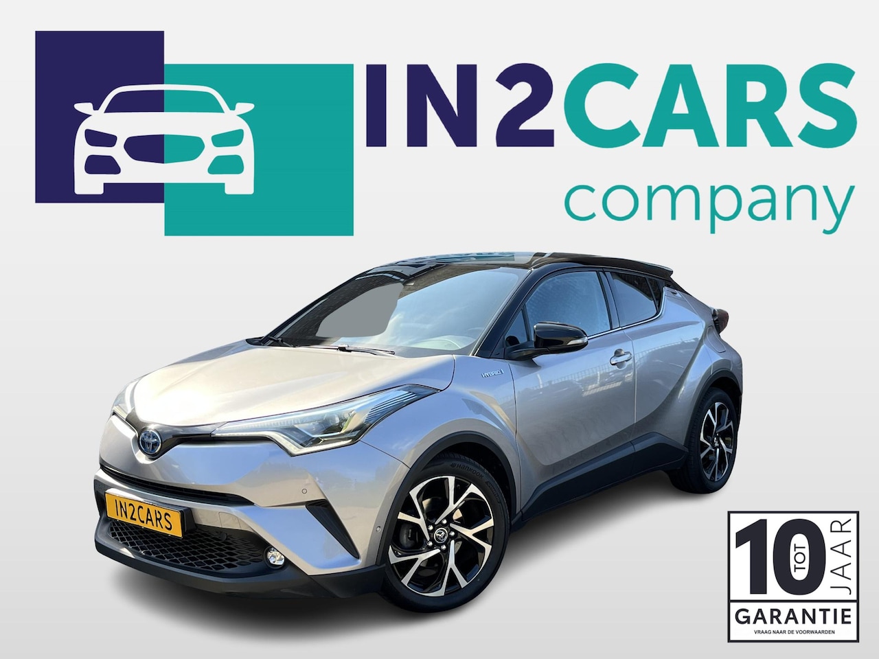 Toyota C-HR - 1.8 Hybrid Bi-Tone Plus *JBL*LED*Leer*Navi* - AutoWereld.nl