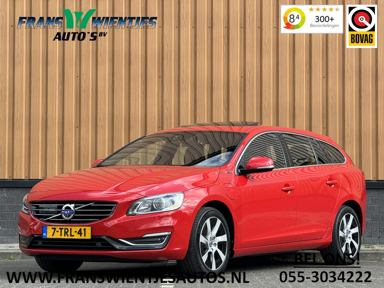 Volvo V60 - 2.4 D6 AWD Plug-In Hybrid Summum | Leder | Schuif / Kanteldak | Lane Assist | Dodehoeksens - AutoWereld.nl