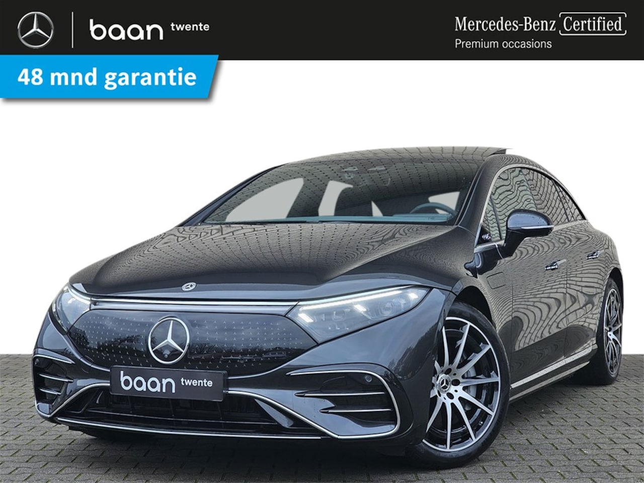 Mercedes-Benz EQS - 450+ AMG-Line | Panoramadak | Trekhaak | Rij-assistentiepakket | Burmester - AutoWereld.nl