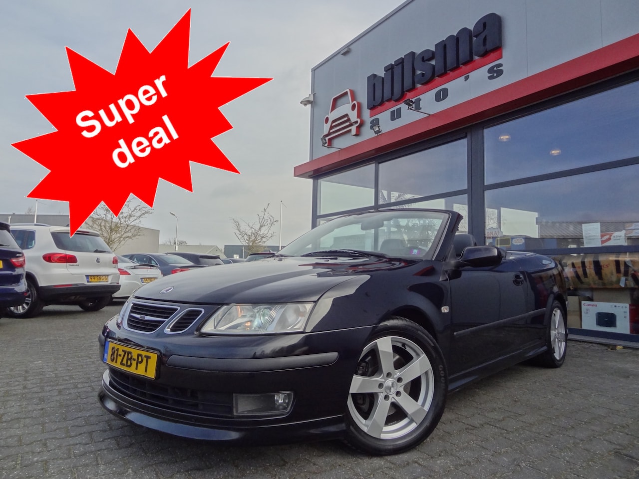 Saab 9-3 Cabrio - 2.8 V6 T Aero | Cruise | LMV | Trekhaak | Isofix - AutoWereld.nl