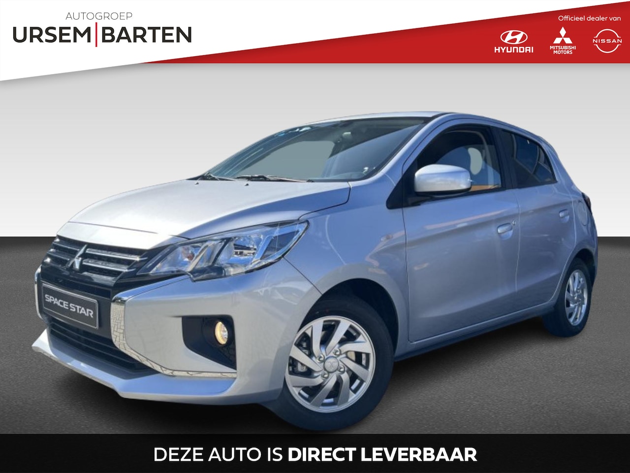 Mitsubishi Space Star - 1.2 Dynamic | VAN € 21.090,00 VOOR € 19.630,- | UIT VOORRAAD LEVERBAAR - AutoWereld.nl