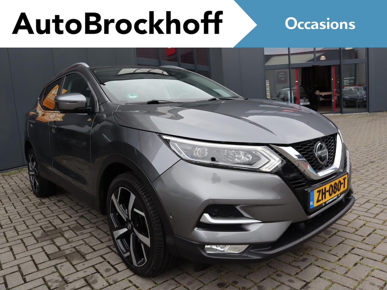 Nissan Qashqai - 1.2 Tekna Panorama dak | Lichtmetalen velgen | Camera's | Cruise control | Climate control - AutoWereld.nl