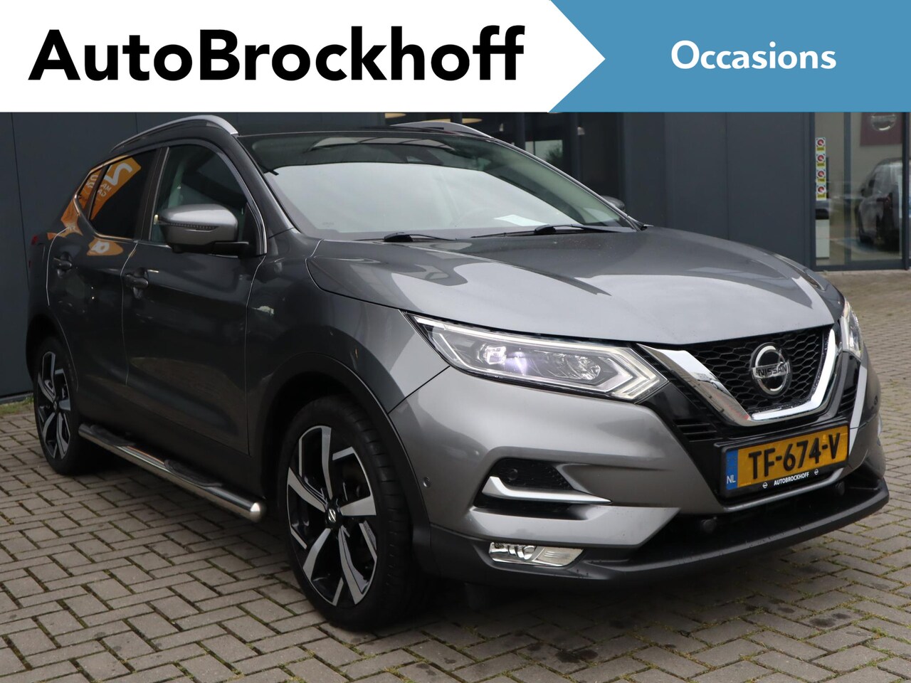 Nissan Qashqai - 1.2 Tekna | Automaat | Half Leder | Camera's | Lichtmetalen velgen | Climate control | Cru - AutoWereld.nl