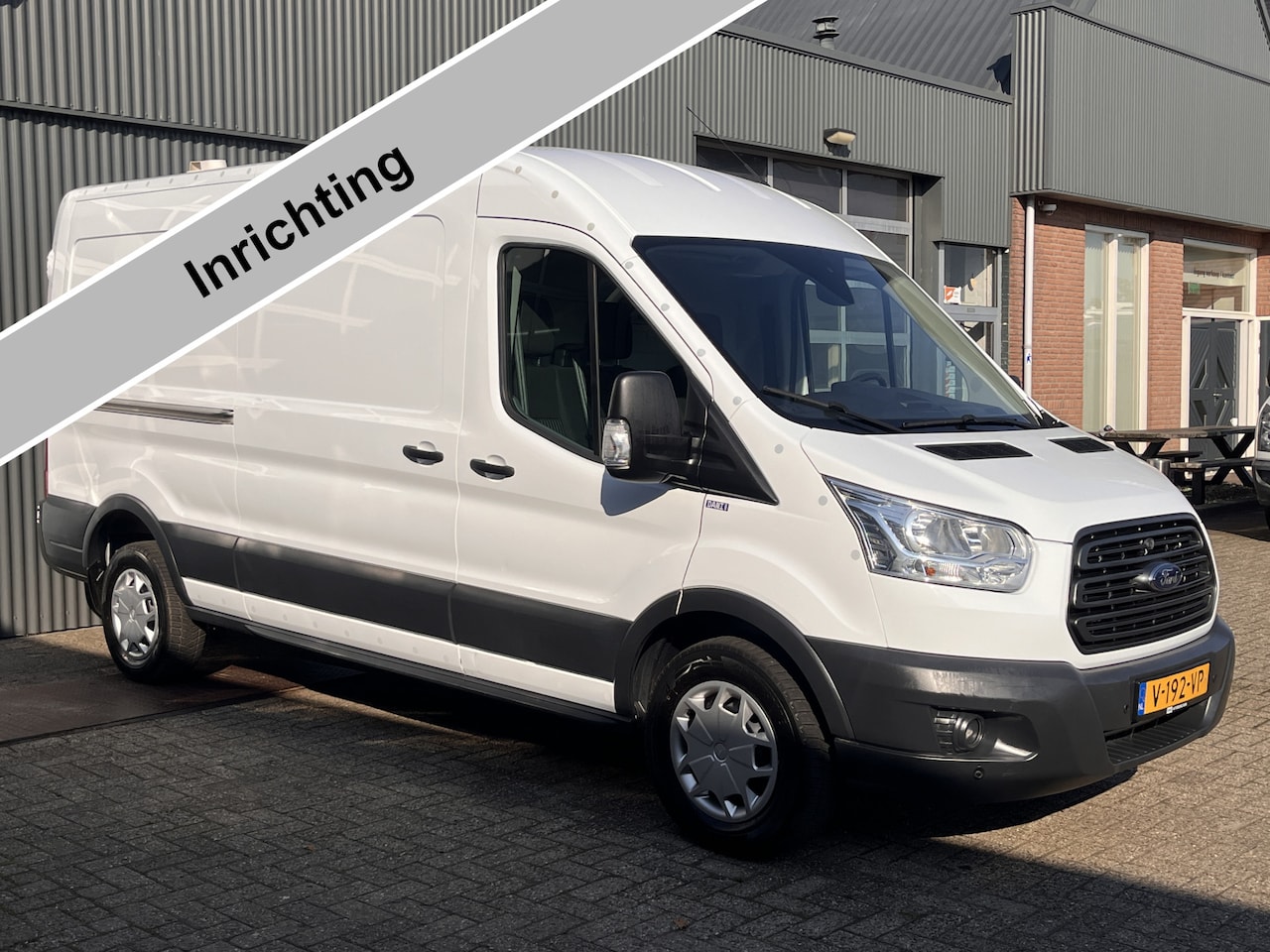 Ford Transit - 350 2.0 TDCI L3H2 Kast Inrichting Servicewagen Trekhaak 2800kg Standkachel Airco Cruise co - AutoWereld.nl