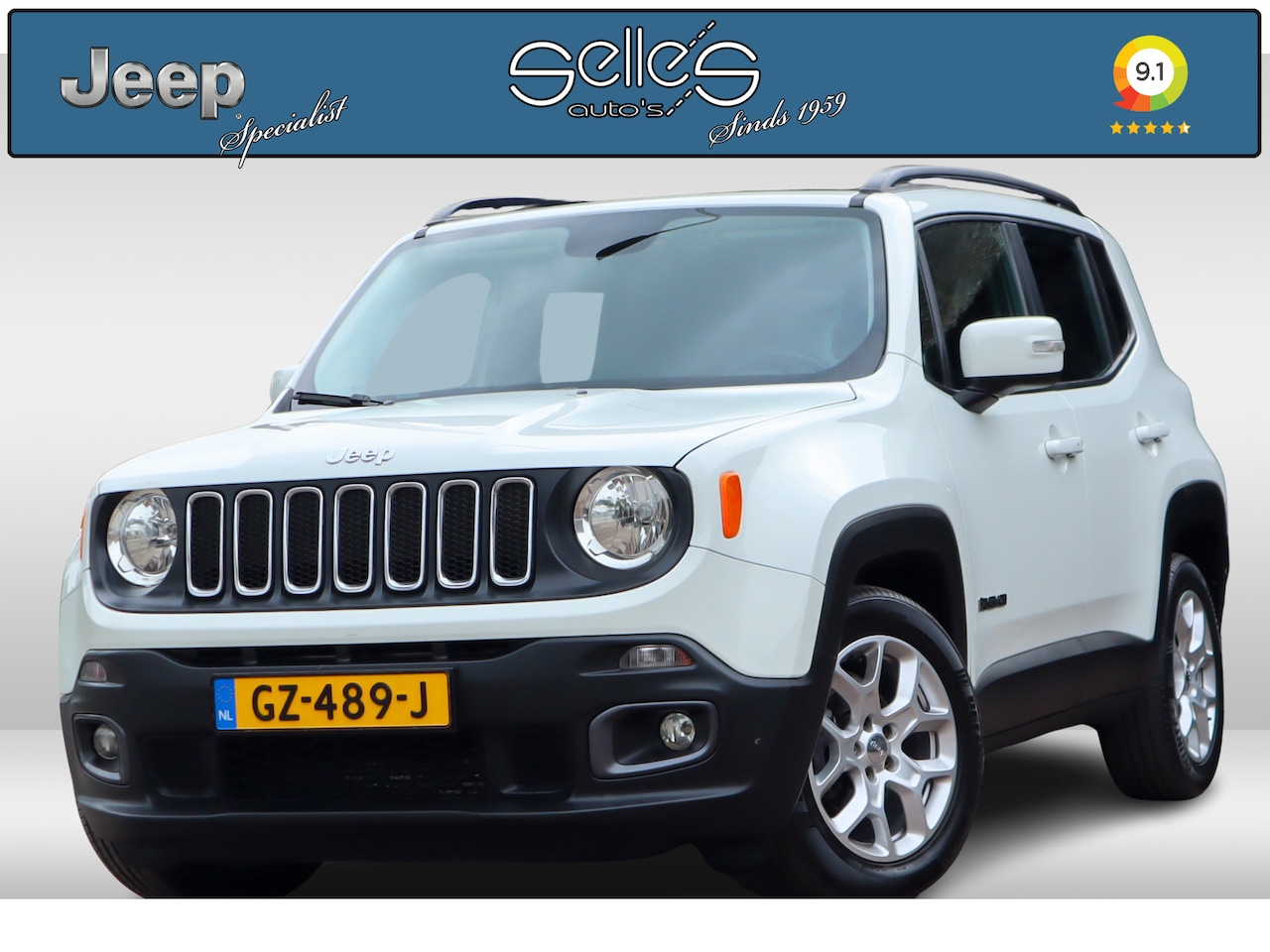 Jeep Renegade - 1.4 Freedom | Trekhaak | Panoramadak | Navigatie | Keyless | Reservewiel - AutoWereld.nl