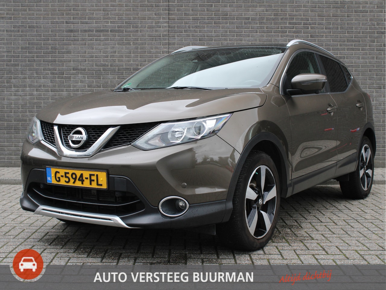 Nissan Qashqai - 1.2 Connect Edition Automaat Cruise/Climate control, Trekhaak, Navigatie, Panoramadak, Cam - AutoWereld.nl